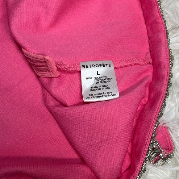 Retrofete | Regina Mini Pink Dress | NWT! - Picture 7 of 8